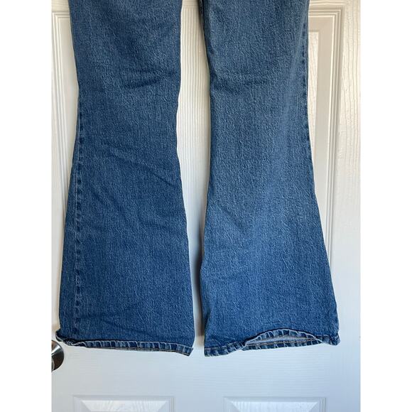 WRANGLER JEANS HIGH RISE FIERCE FLARE 10/ 30X32 VTG INSPIRED 70S WOMENS  HIPPIE - Picture 9 of 12